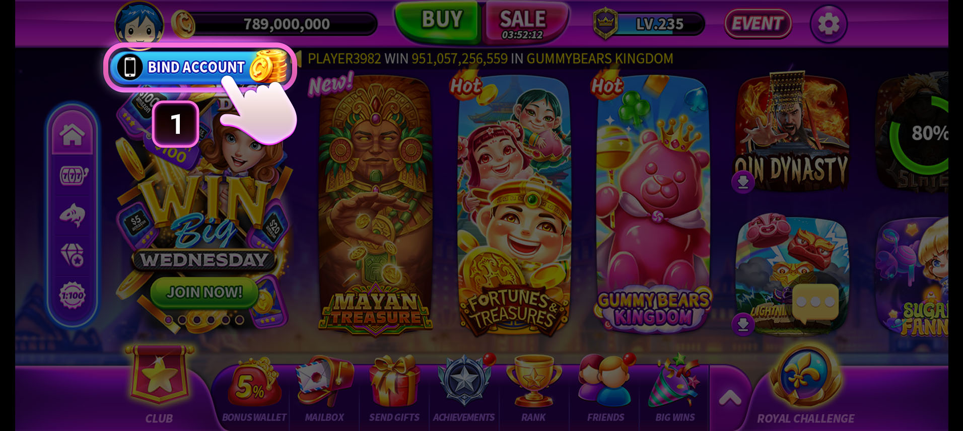 CASINONIA How to Bind Account