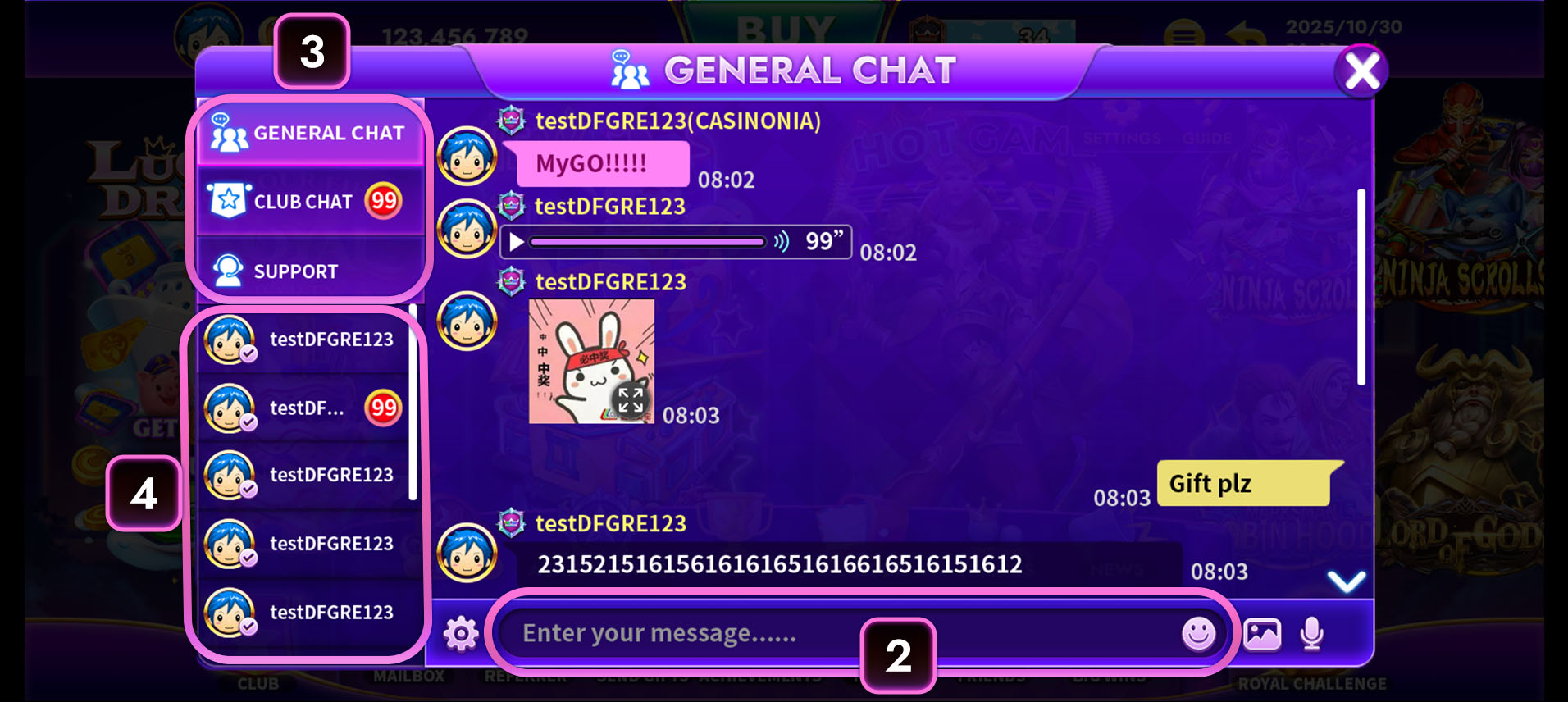 CASINONIA Chat introduction