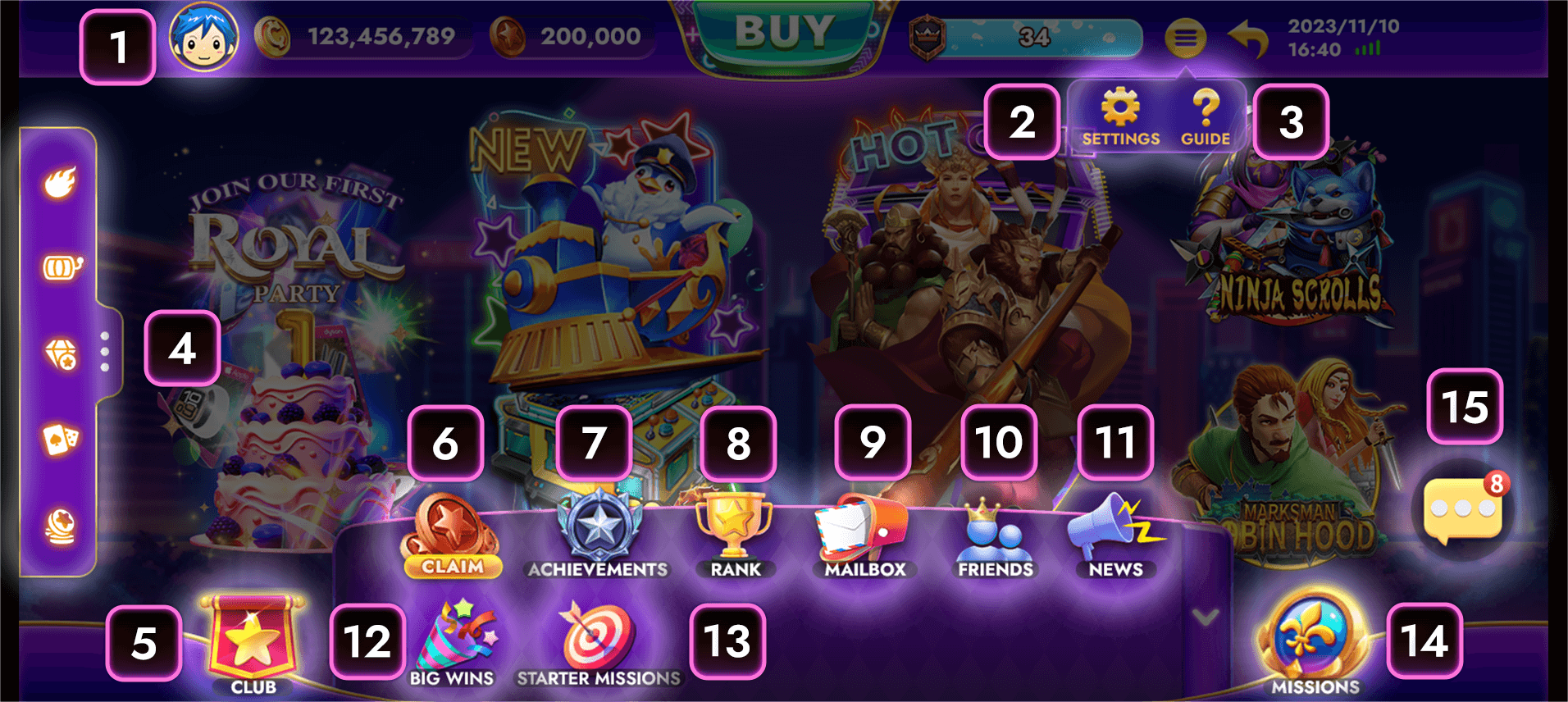 CASINONIA Lobby