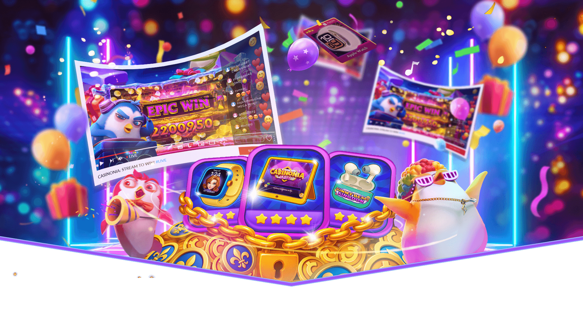 CASINONIA Stream to WIN Event